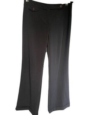 Trina Turk Womens Black Wide-Leg Dress Pants Size 6